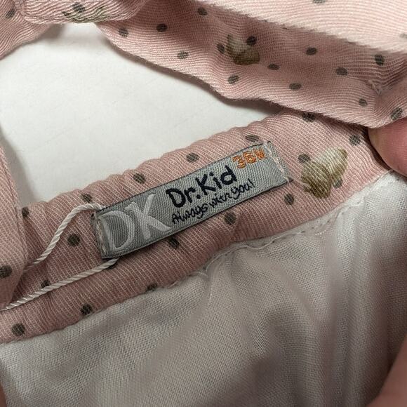 Dr Kid Pink Hedgehog Suspenders Skirt 3T 36m - Picture 5 of 5